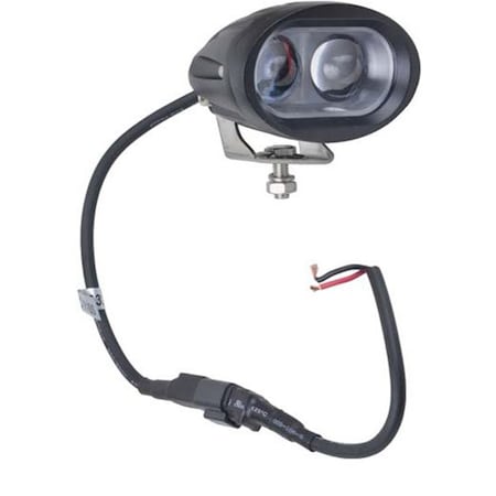 Aftermarket EW2000R 55010026 Red Fork Oval Work Spot Light for Forklift Models 4x3 05amp ELJ50-0142